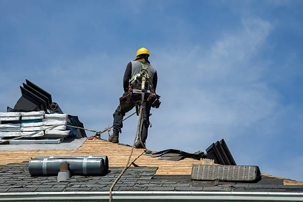 Professional Roofing technician working in Bethune, CO